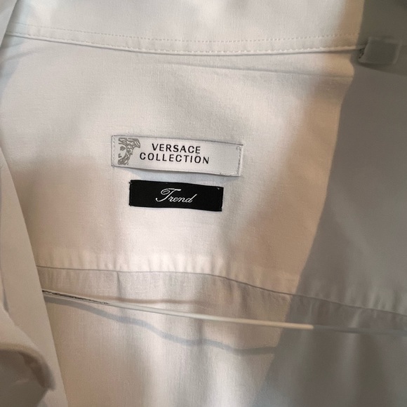 Versace Men’s White Dress Shirt in multiple sizes - Picture 2 of 12